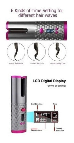 Rizador De Pelo Inalámbrico Automático