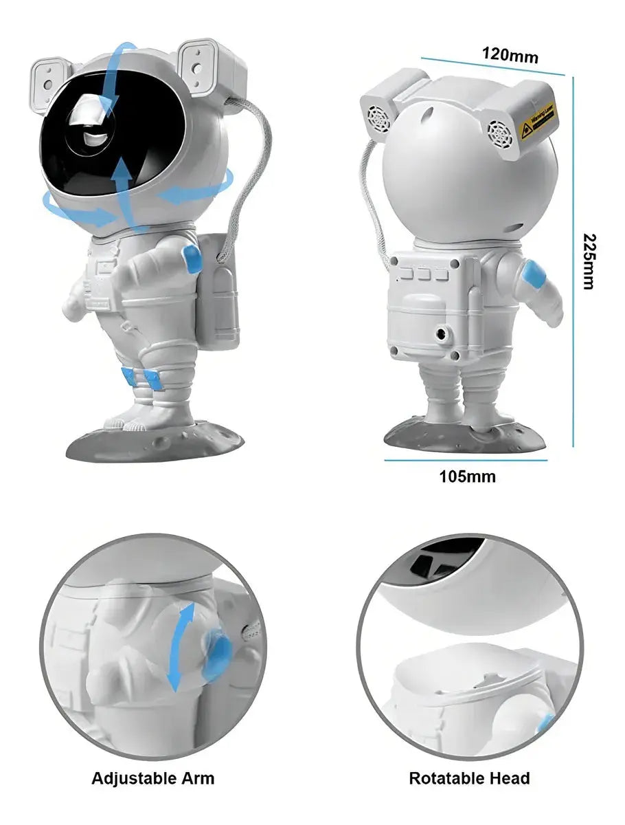 Proyector Lampara Astronauta Galaxia Colofertas