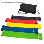 Kit X 5 Bandas Resistencia Plana + Bolso Colofertas