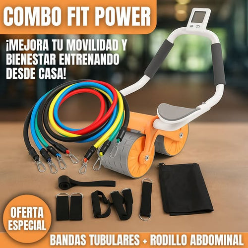 Combo para Ejercicios rodillo+Bandas Colofertas