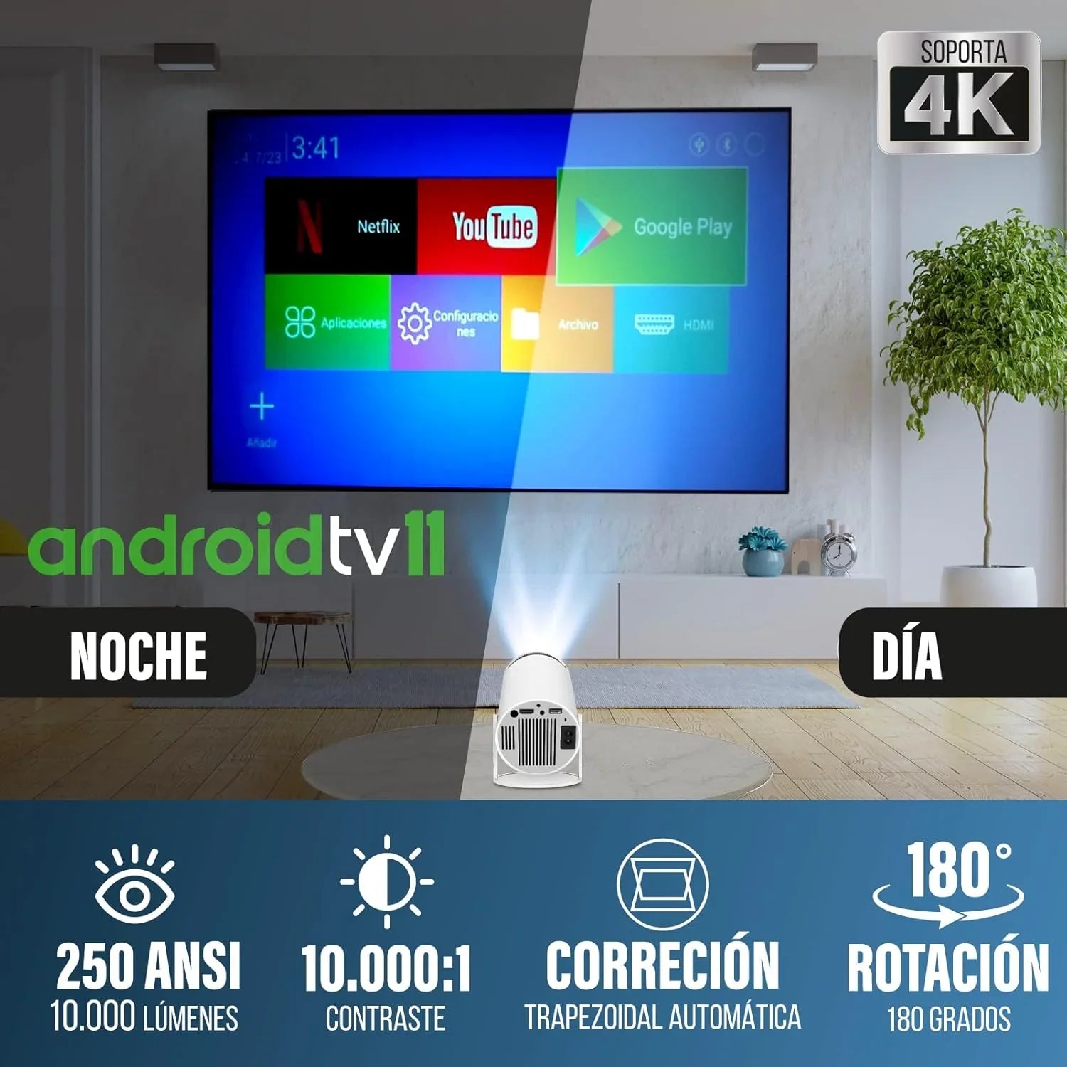 PROYECTOR HY300 ULTRA HD 📽️