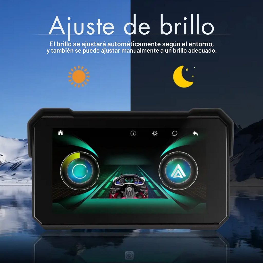 Radio Pantalla Para Motocicleta | Android & CarPlay ColOfertas